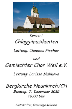 Konzert in der Vorweihnachtszeit 2025